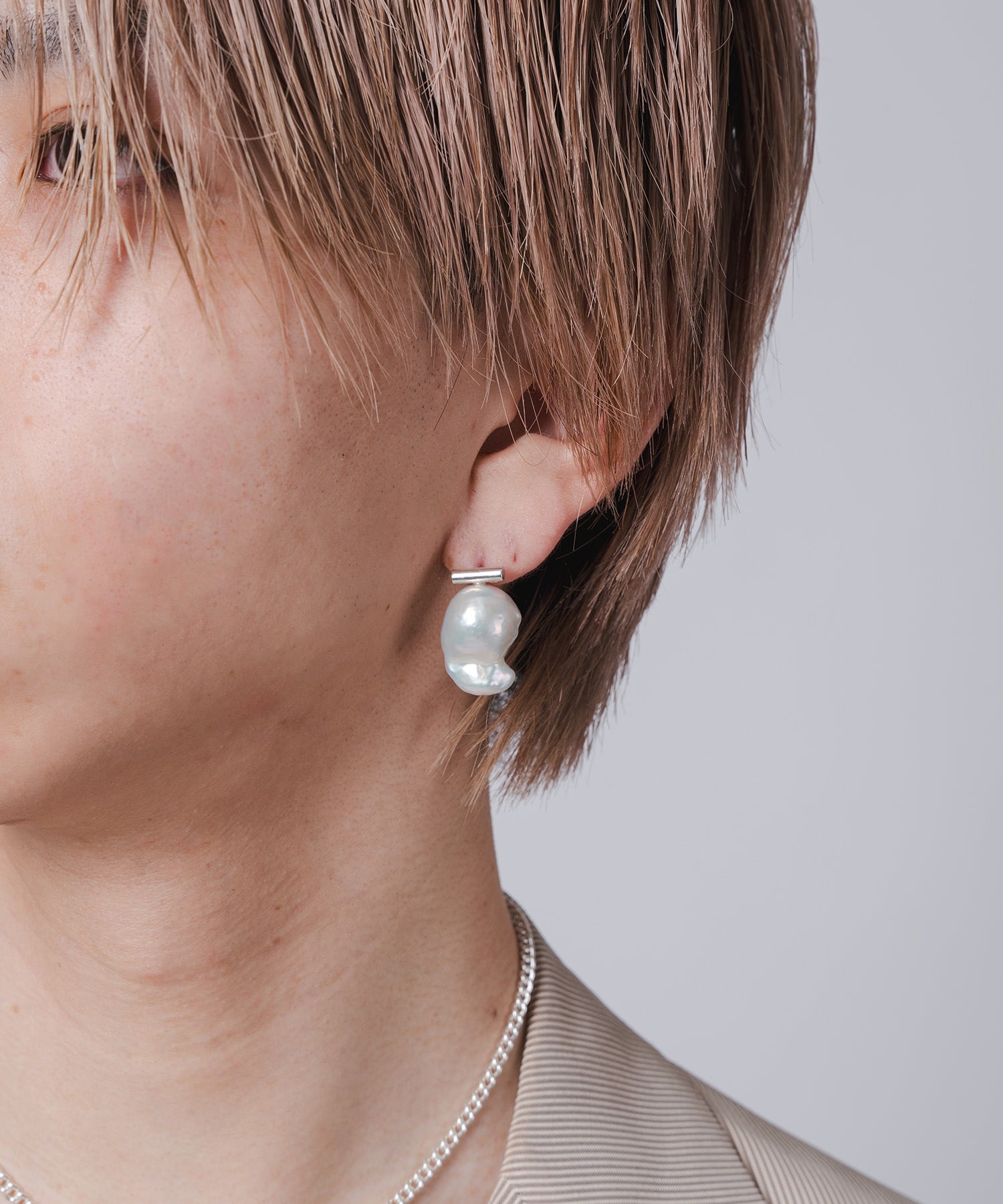 大粒バロックパール ピアス ラージ| HERGO