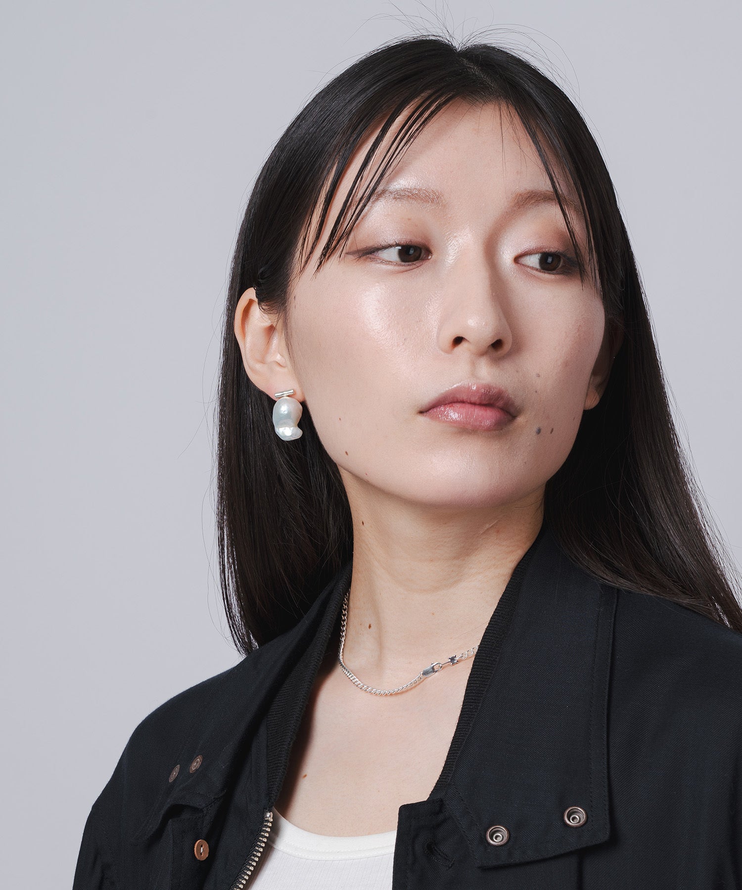 大粒バロックパール ピアス ラージ| HERGO