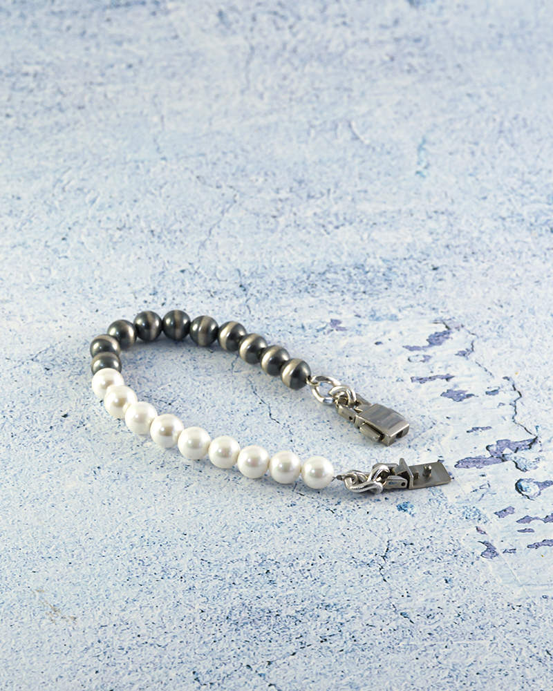 Bicolor Pearl Bracelet| HERGO