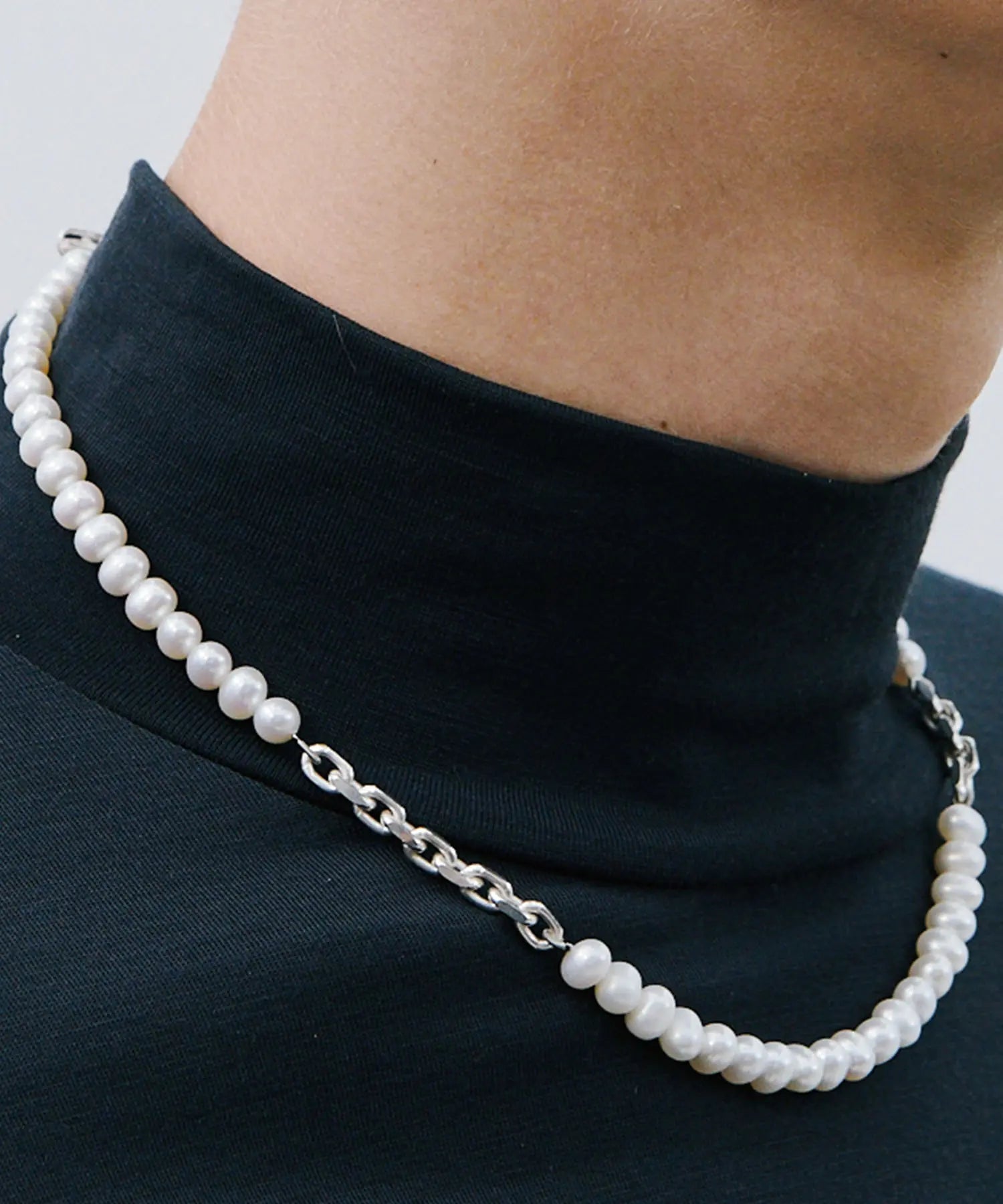 HERGOパールネックレス メンズ 