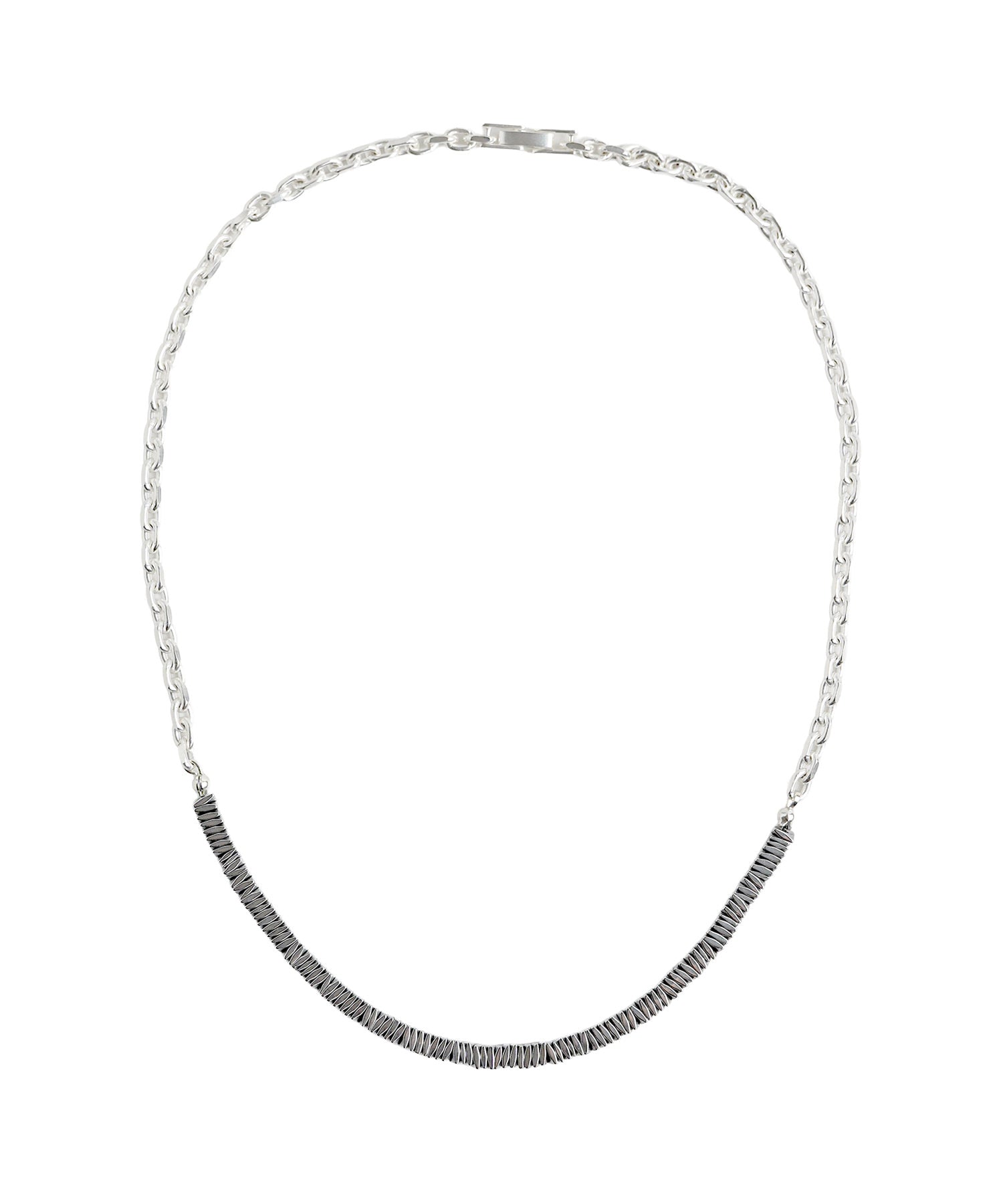 Shiny chain Necklace silver｜HERGO