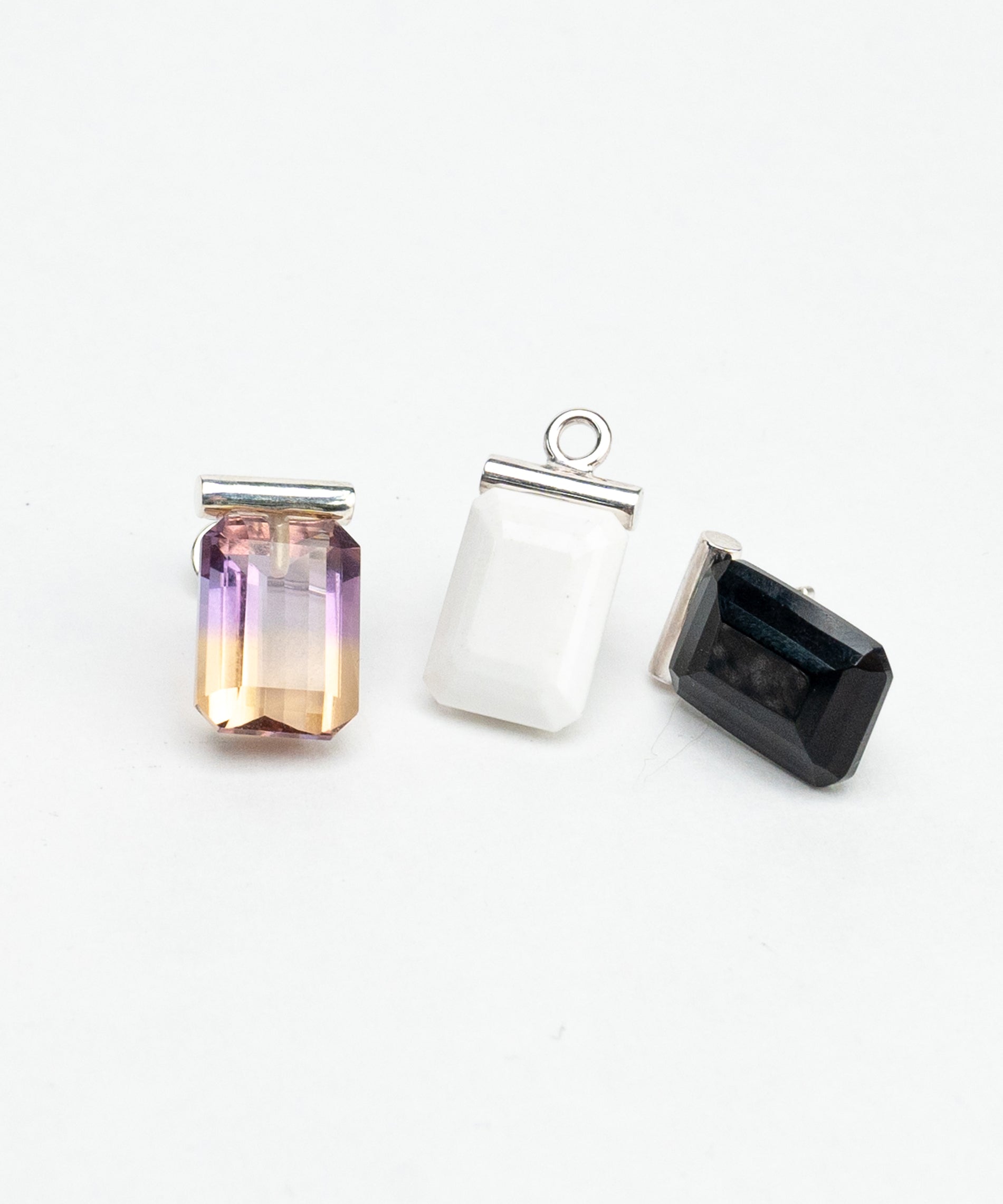 Large square stone pierce Ametrine SV-925| HERGO