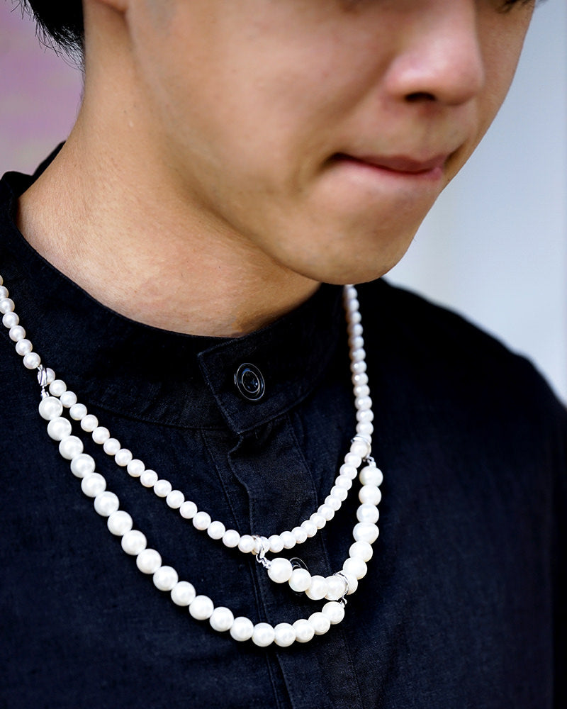 Add Pearl Necklace SV-925| HERGO