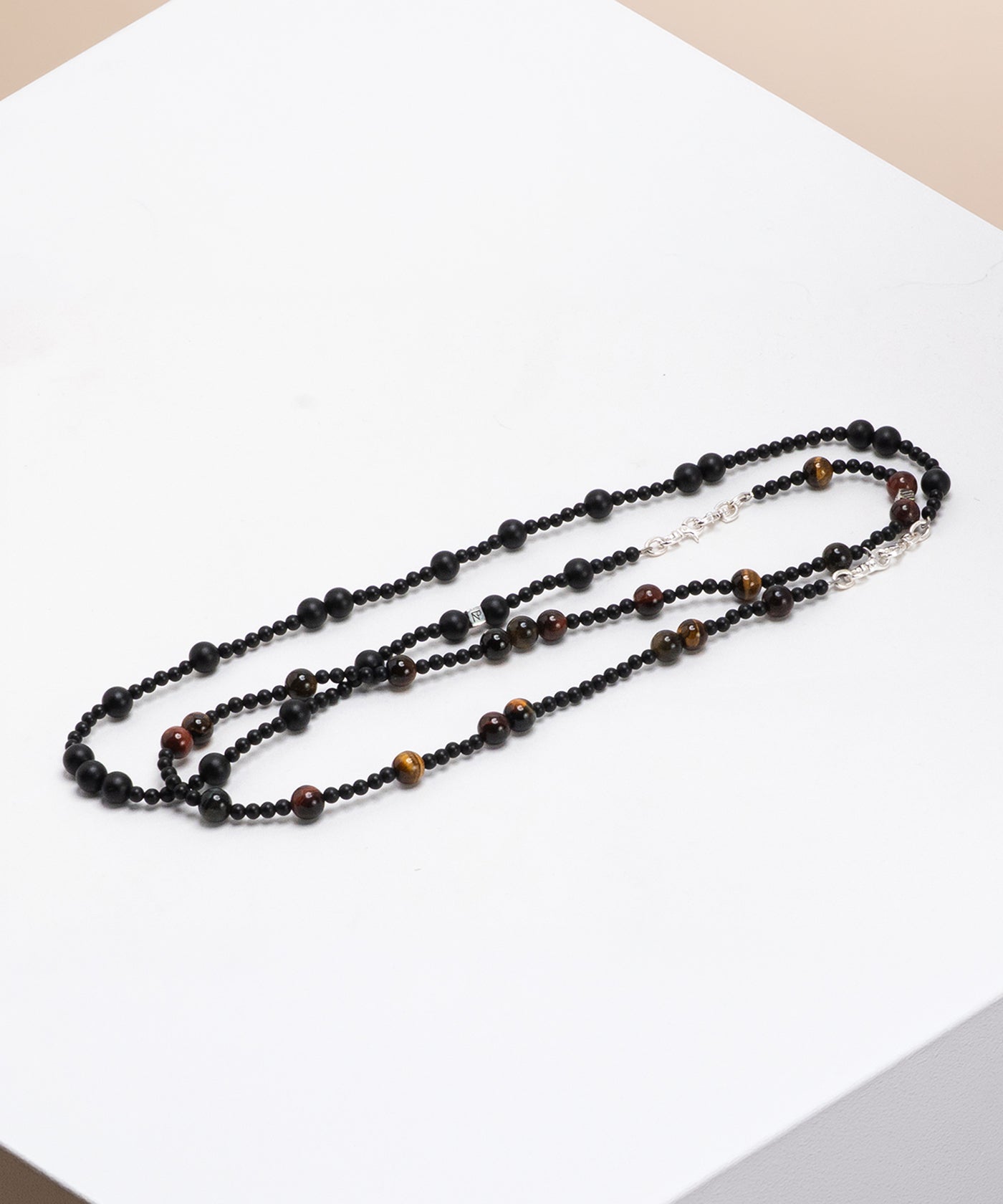 Macro Micro Tiger's eye Onyx Necklace | NARRATIVEPLATOON