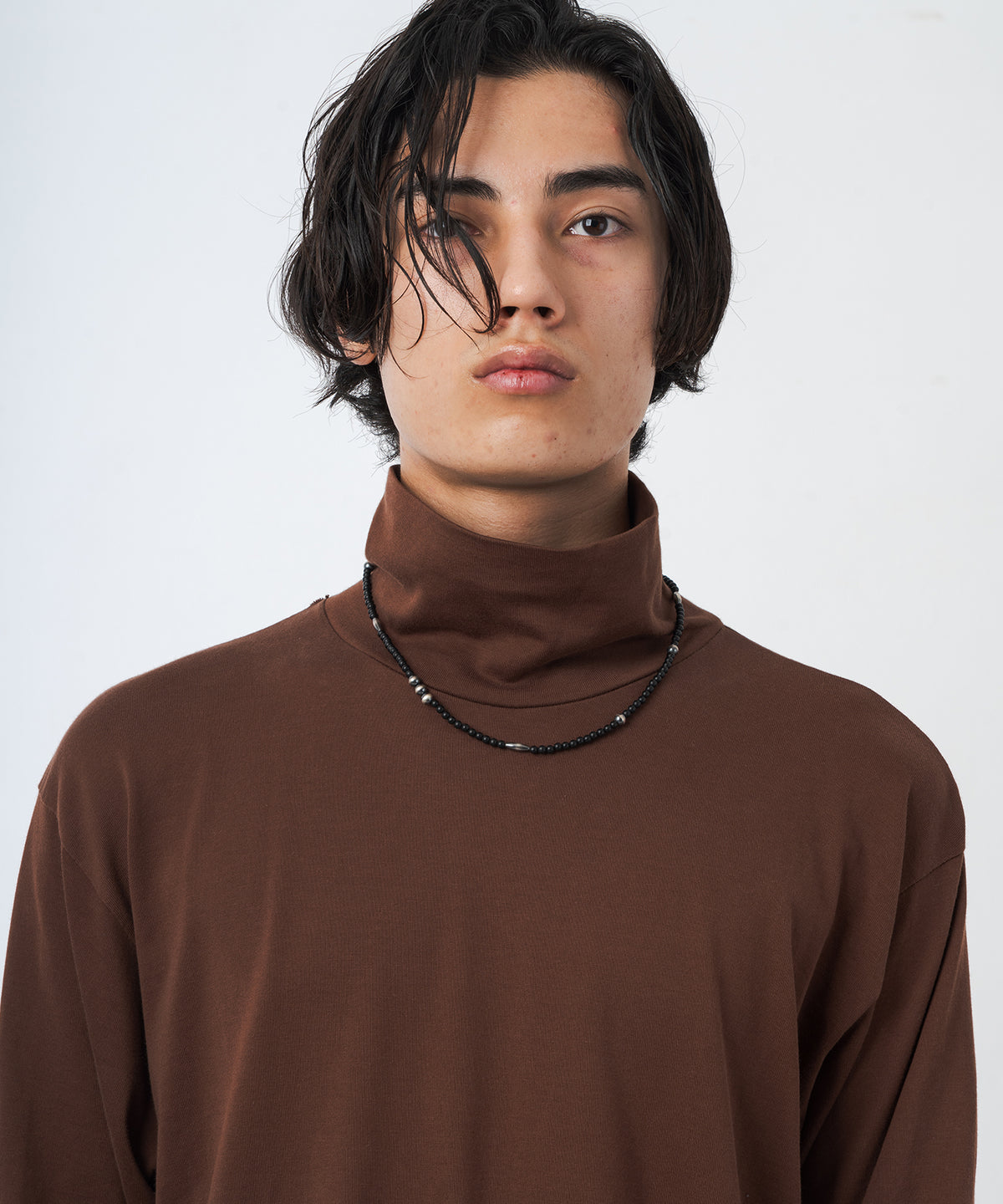 Onix & Navajo pearl Necklace | NARRATIVEPLATOON
