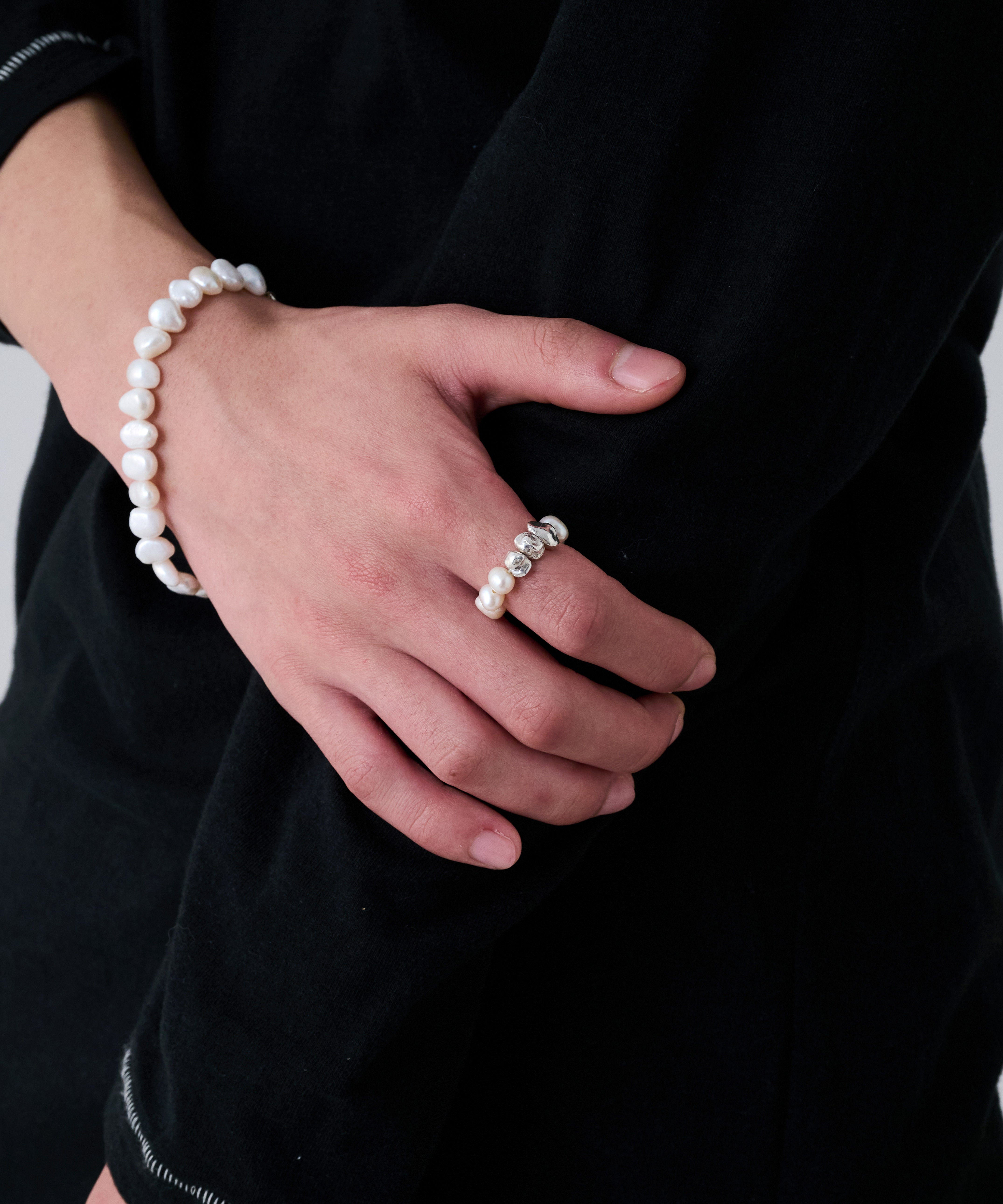 Baroque Pearl ring  SV-925 | HERGO