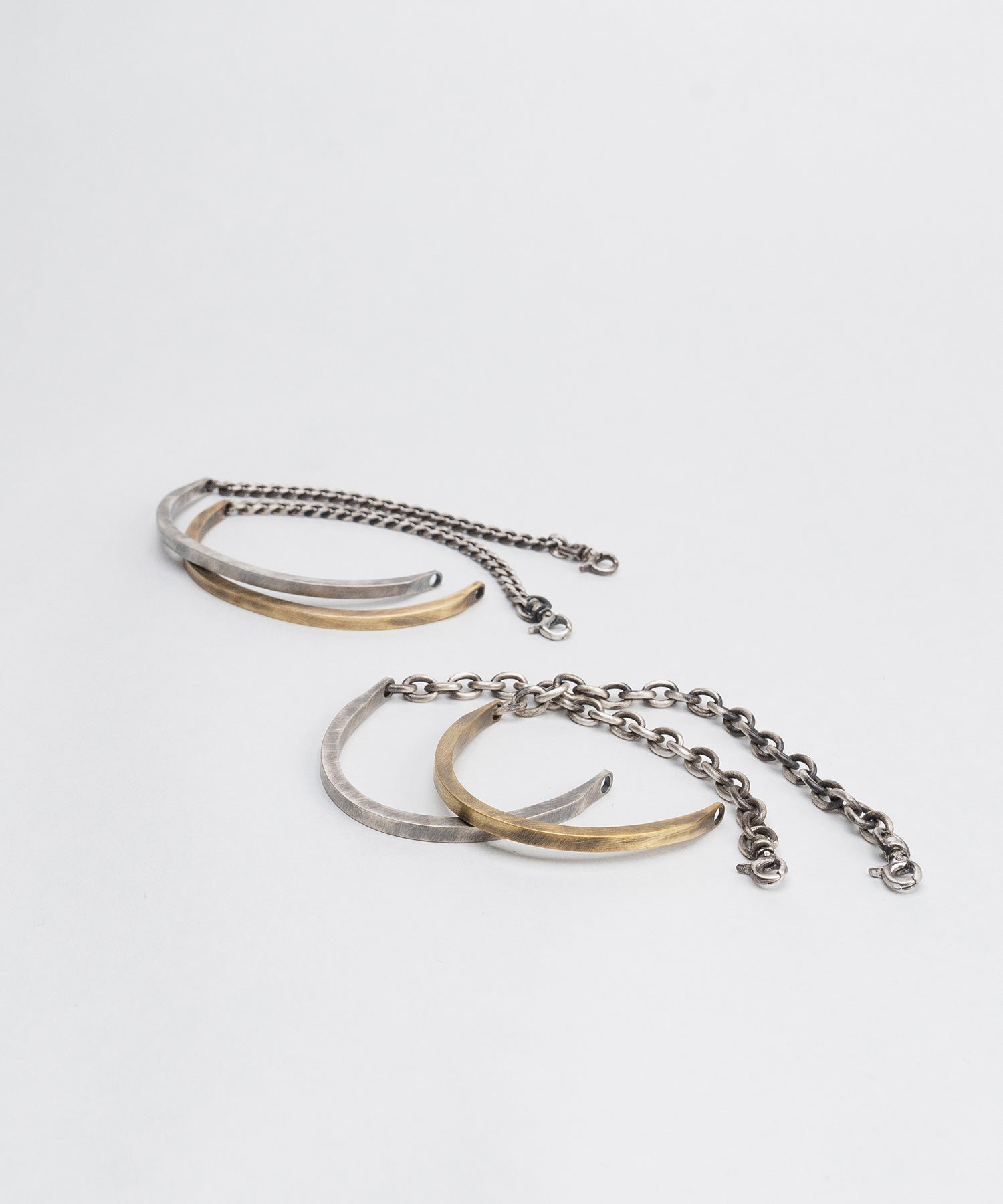 Half bangle Gold×Silver | NARRATIVEPLATOON